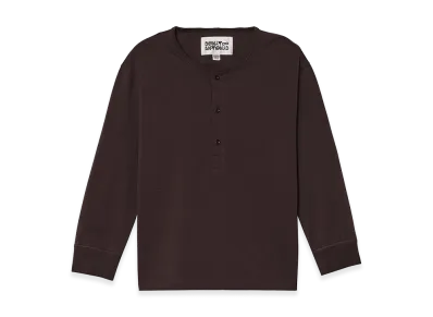 ZARA x Bad Bunny Benito Antonio Cropped Fit Henley Tee "Brown"
