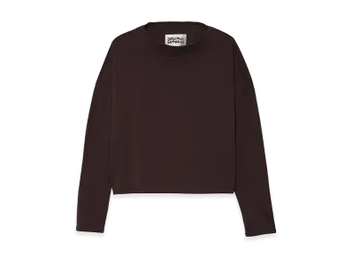 ZARA x Bad Bunny Benito Antonio Cropped Fit Long Sleeve Tee "Brown"