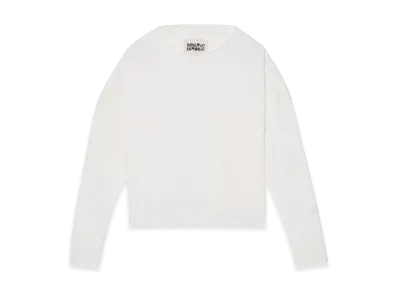 ZARA x Bad Bunny Benito Antonio Cropped Fit Long Sleeve Tee "Off White"