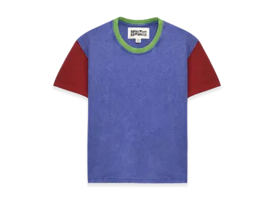 ZARA x Bad Bunny Benito Antonio Slim Cropped Fit Color Block Tee "Blue"