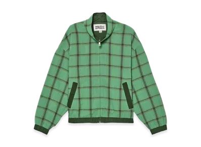 ZARA x Bad Bunny Benito Antonio Check Relaxed Fit Jacket "Green"