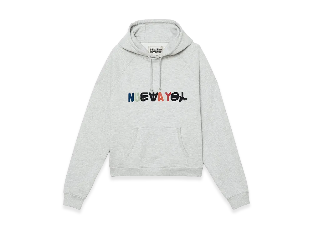 ZARA x Bad Bunny Benito Antonio Patch Hoodie "Grey Marl"