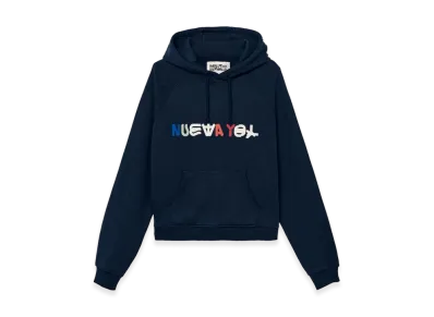 ZARA x Bad Bunny Benito Antonio Patch Hoodie "Navy Blue"