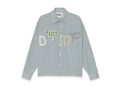 ZARA x Bad Bunny Benito Antonio Check Shirt with Patch DTMF "White/Green"