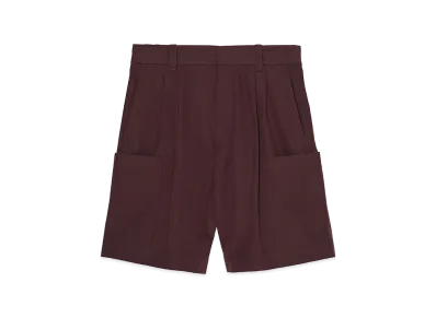 ZARA x Bad Bunny Benito Antonio Pleated Cargo Relaxed Fit Bermuda Pants "Brown"