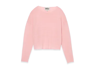ZARA x Bad Bunny Benito Antonio Linen Wool Blend Cropped Sweater "Pink"