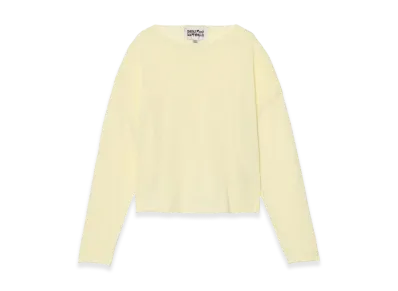 ZARA x Bad Bunny Benito Antonio Linen Wool Blend Cropped Sweater "Yellow"