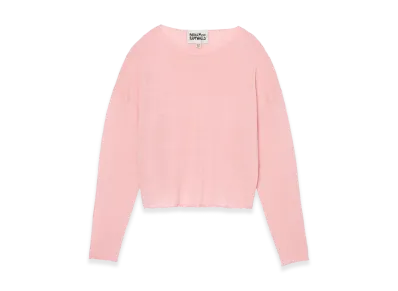 ZARA x Bad Bunny Benito Antonio Linen & Wool Cropped Fit Sweater "Pink"