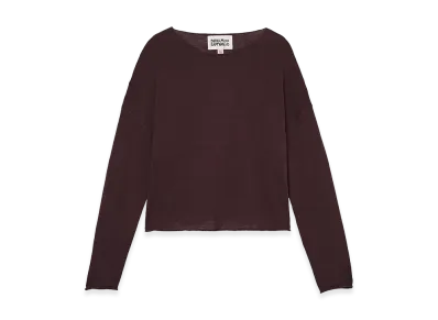 ZARA x Bad Bunny Benito Antonio Linen & Wool Cropped Fit Sweater "Brown"