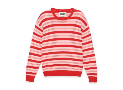 ZARA x Bad Bunny Benito Antonio Relaxed Fit Striped Sweater "Red"