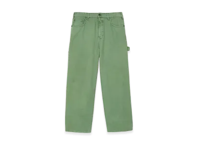 ZARA x Bad Bunny Benito Antonio Relaxed Fit Carpenter Pants "Green"