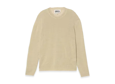 ZARA x Bad Bunny Benito Antonio Relaxed Fit 100% Linen Sweater "Golden Brown"
