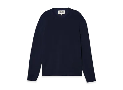 ZARA x Bad Bunny Benito Antonio Relaxed Fit 100% Linen Sweater "Navy Blue"