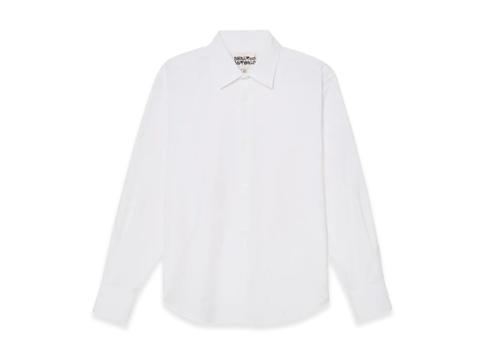 ZARA x Bad Bunny Benito Antonio Regular Fit Cotton Poplin Shirt "White"