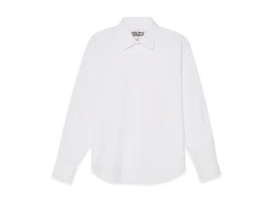 ZARA x Bad Bunny Benito Antonio Regular Fit Cotton Poplin Shirt "White"