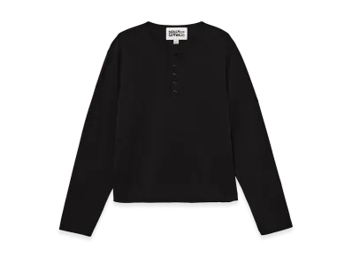 ZARA x Bad Bunny Benito Antonio Regular Fit Henley Tee "Black"