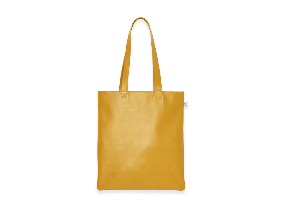 ZARA x Bad Bunny Benito Antonio Leather Tote Bag "Yellow"