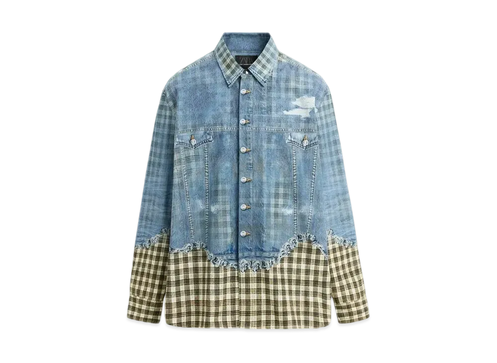 ZARA x Andersson Bell Trompe L'Oeil Print Shirt "Yellow"