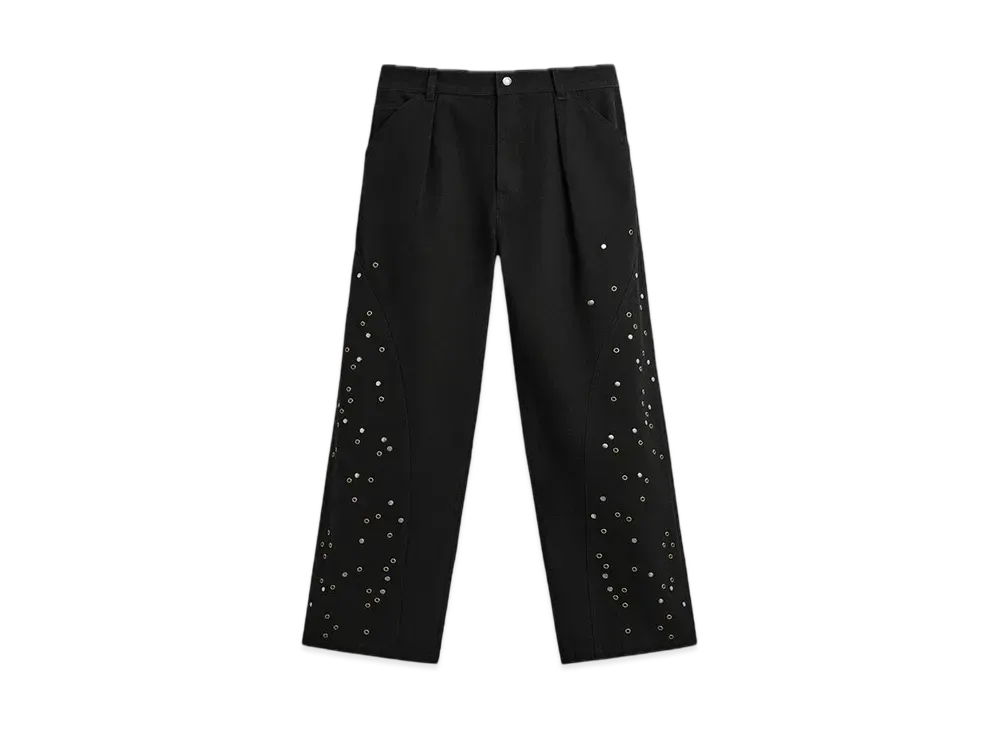ZARA x Andersson Bell Relaxed Fit Pants With Studs "Black"