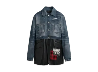 ZARA x Andersson Bell Combination Denim Jacket "Medium Blue"