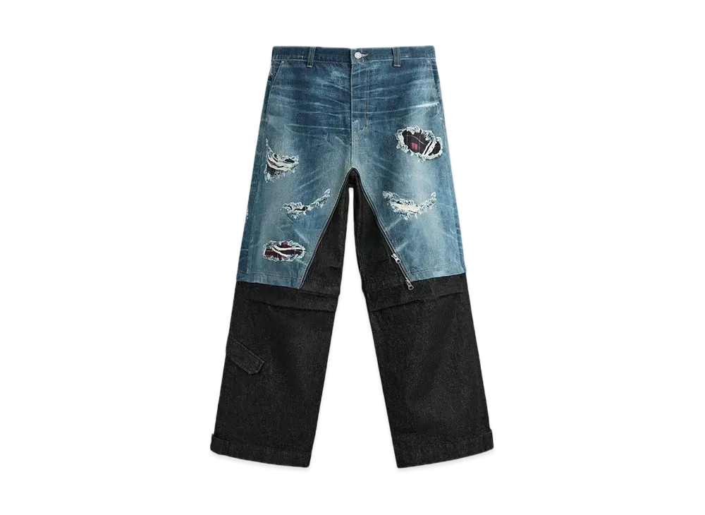ZARA x Andersson Bell Collaboration Layered Jeans "Medium Blue"