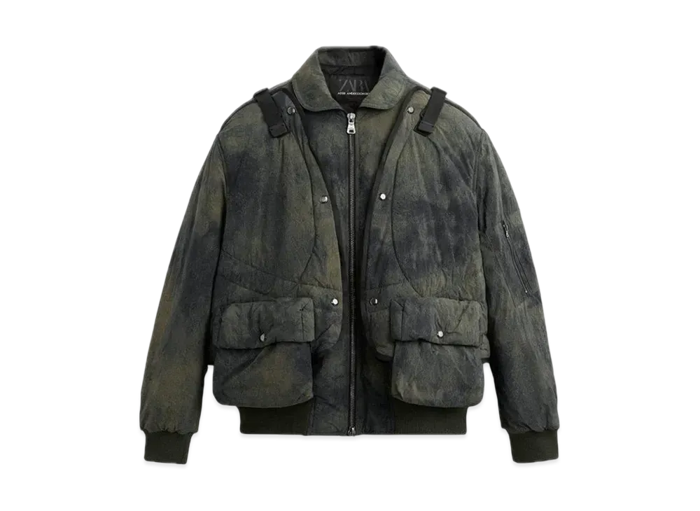 ZARA x Andersson Bell Bomber Jacket With Quilted Vest 