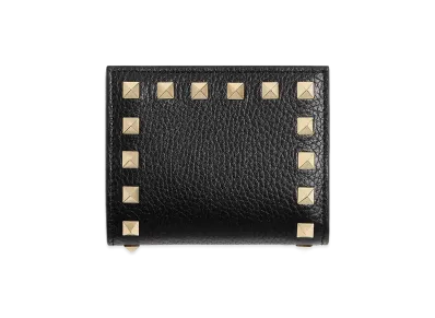 Valentino Women's Flap French Wallet "Black"