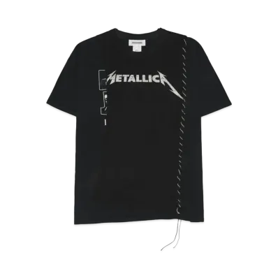 DISCOVERED I Black & WhiteStitch Band Tee HYPE DROP Exclusive "BLACK"