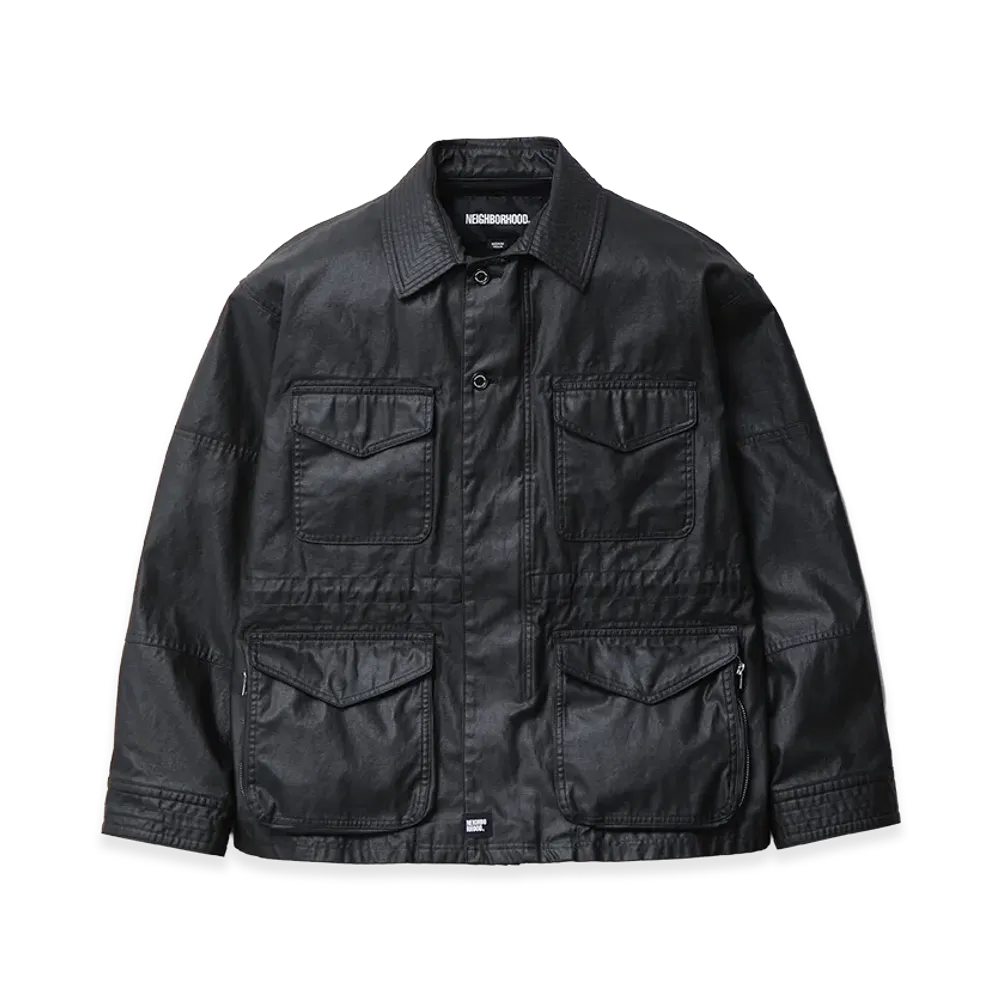 NEIGHBORHOOD Coated M-43 Type Jacket "Black"