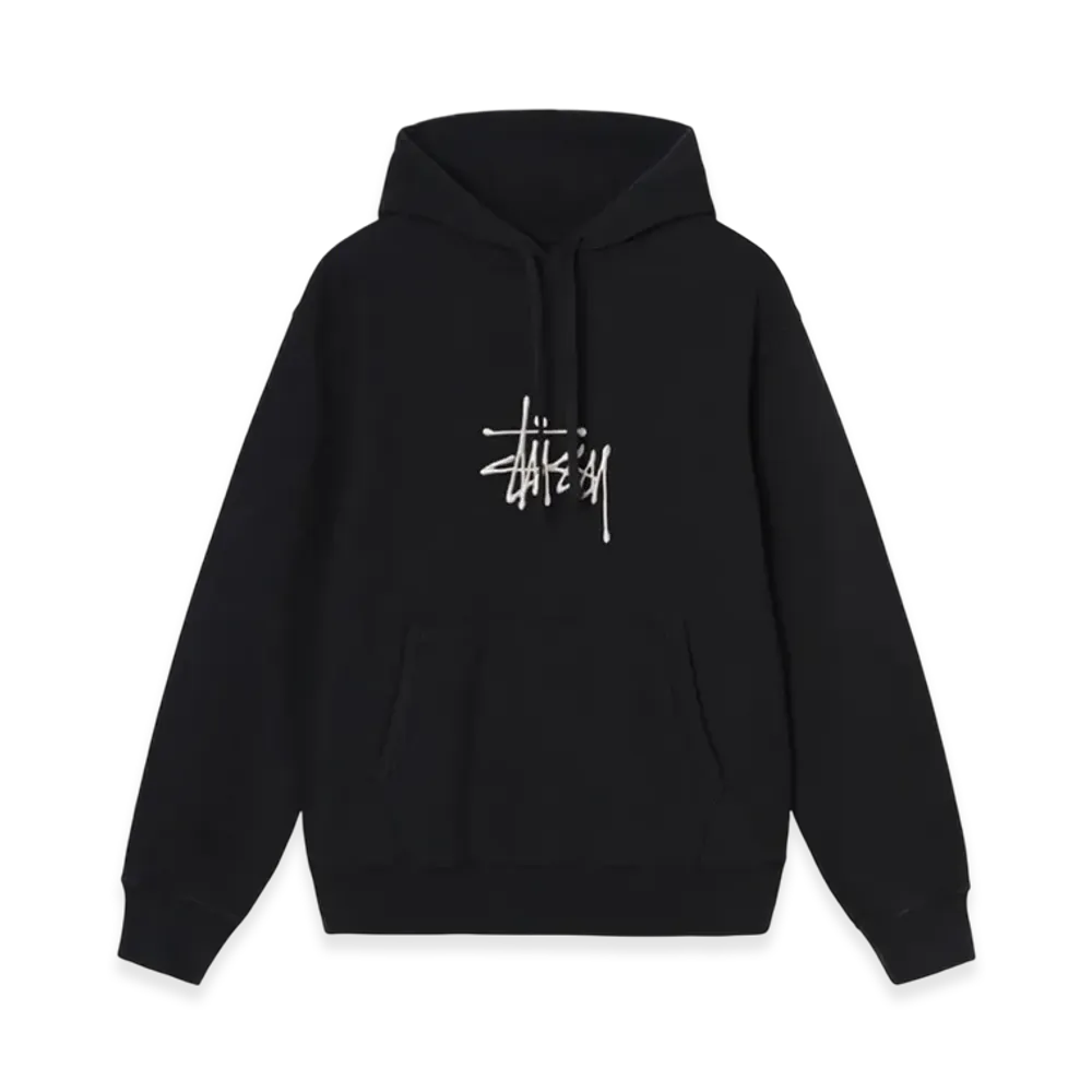 Stussy Basic Applique Hoodie "Black"
