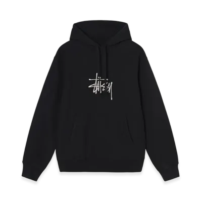 Stussy Basic Applique Hoodie "Black"