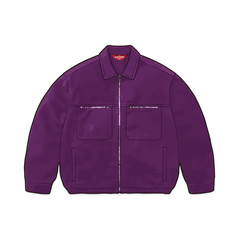 Supreme Moleskin Work Jacket "Purple"