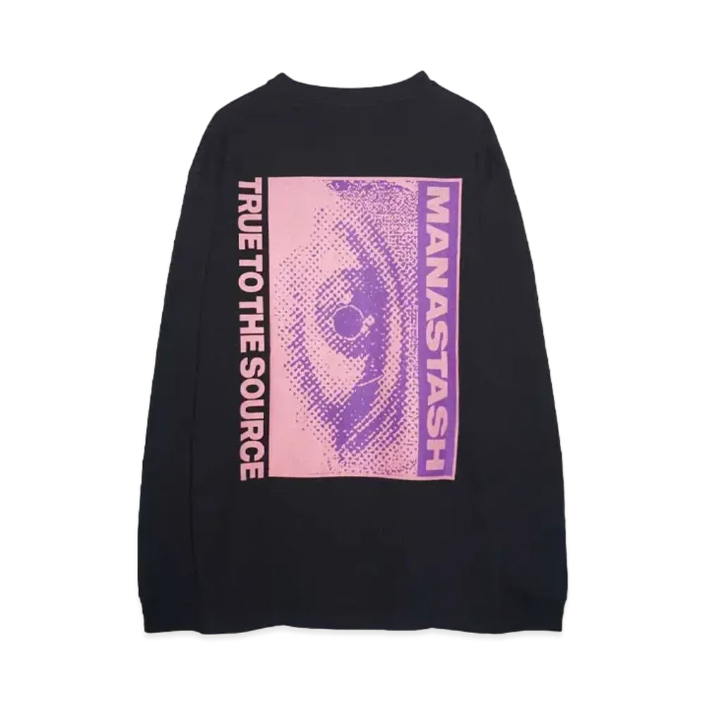 MANASTASH CiTee L/S TEE EYE "BLACK"