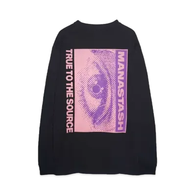 MANASTASH CiTee L/S TEE EYE "BLACK"