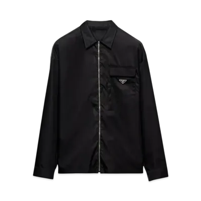 PRADA Men's Re-Nylon Shirt "Black"