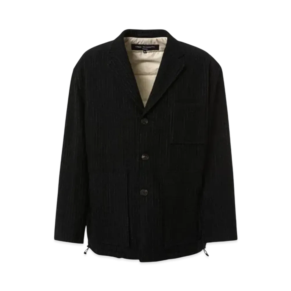 COMME des GARCONS HOMME 24FW Last Delivery Wool Merino Encon Jacket "Navy"