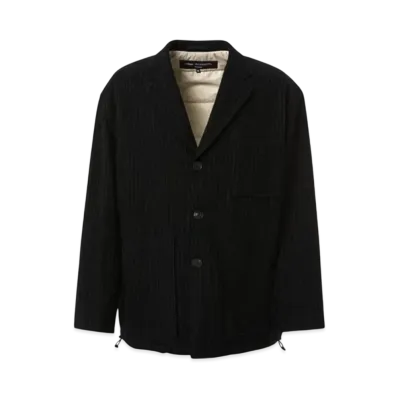 COMME des GARCONS HOMME 24FW Last Delivery Wool Merino Encon Jacket "Navy"
