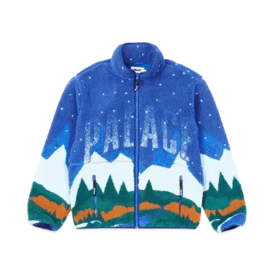 PALACE Peak Funnel Fleece "Blue"