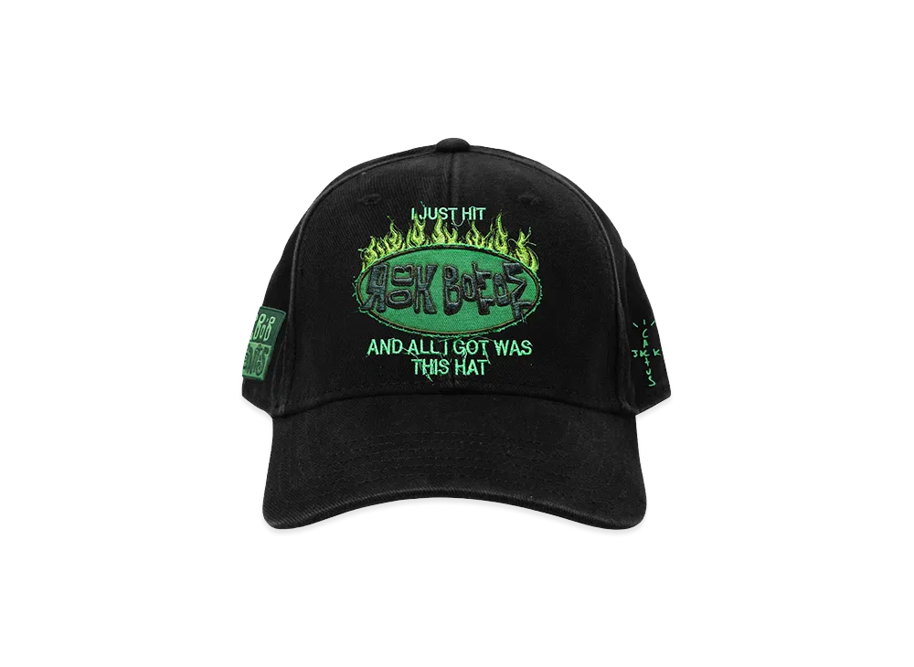 Travis Scott Cactus Jack x SPONGEBOB Rock Bottom Hat "Black"