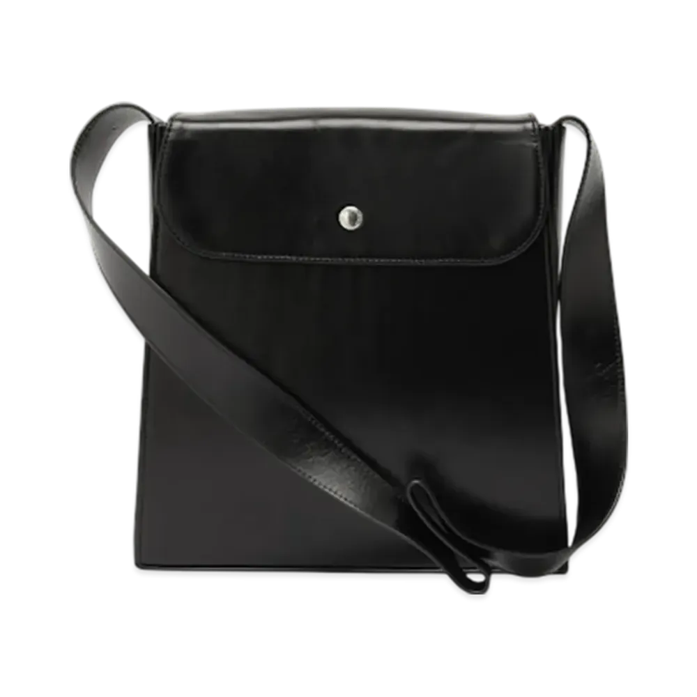 OUR LEGACY Extended Bag Aamon Black Leather "Black"