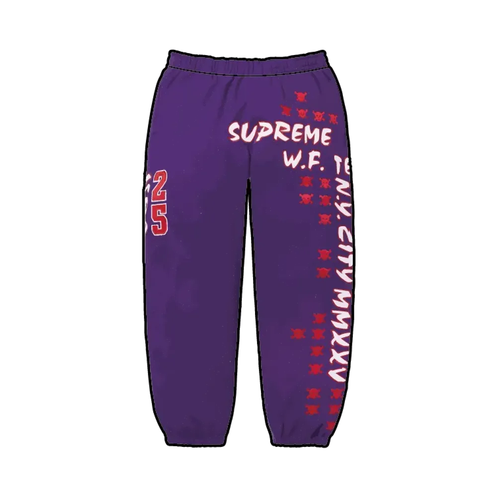 Supreme League Champs Sweatpant "Purple"