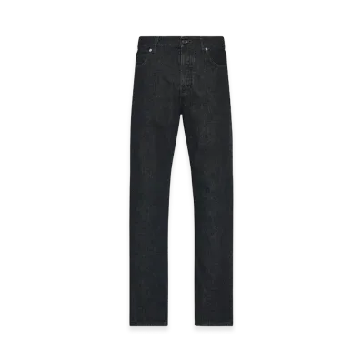 The Row Serge Cotton Jeans "Black"