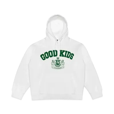 A FEW GOOD KIDS Good Kids College Hoodie "White"