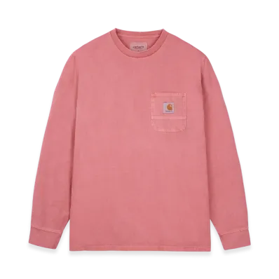 Carhartt WIP L/S Work Pocket T-Shirt "Ash Pink/White(Pigment)"