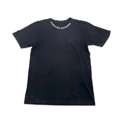 Chrome Hearts Neck Logo S/S Pocket T-Shirt "Black"