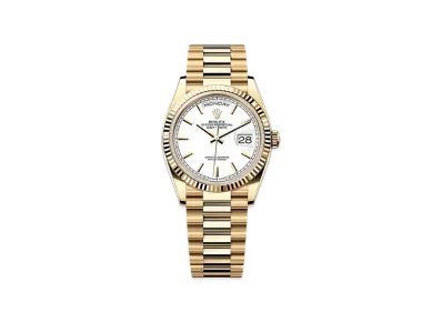 ROLEX Day-Date 36mm Yellow Gold 128238 "White"