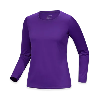 ARC'TERYX Women's Taema Crew LS "Azalea Heather" X000006914