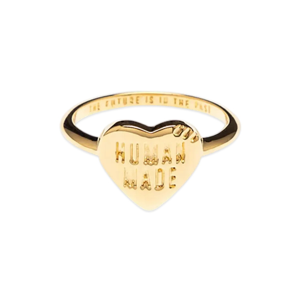 HUMAN MADE Heart Silver Ring "Gold"