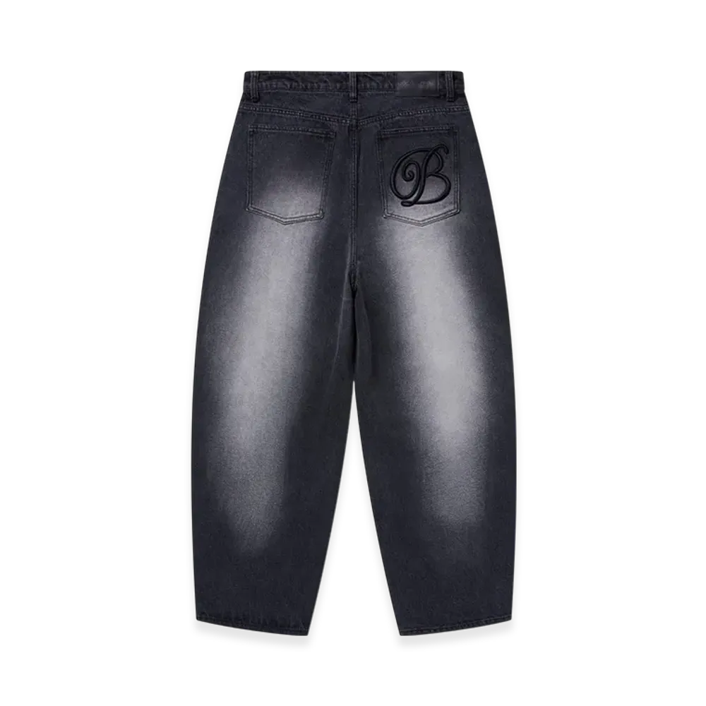 BlackEyePatch B Emblem Extra Baggy Jeans "Black"