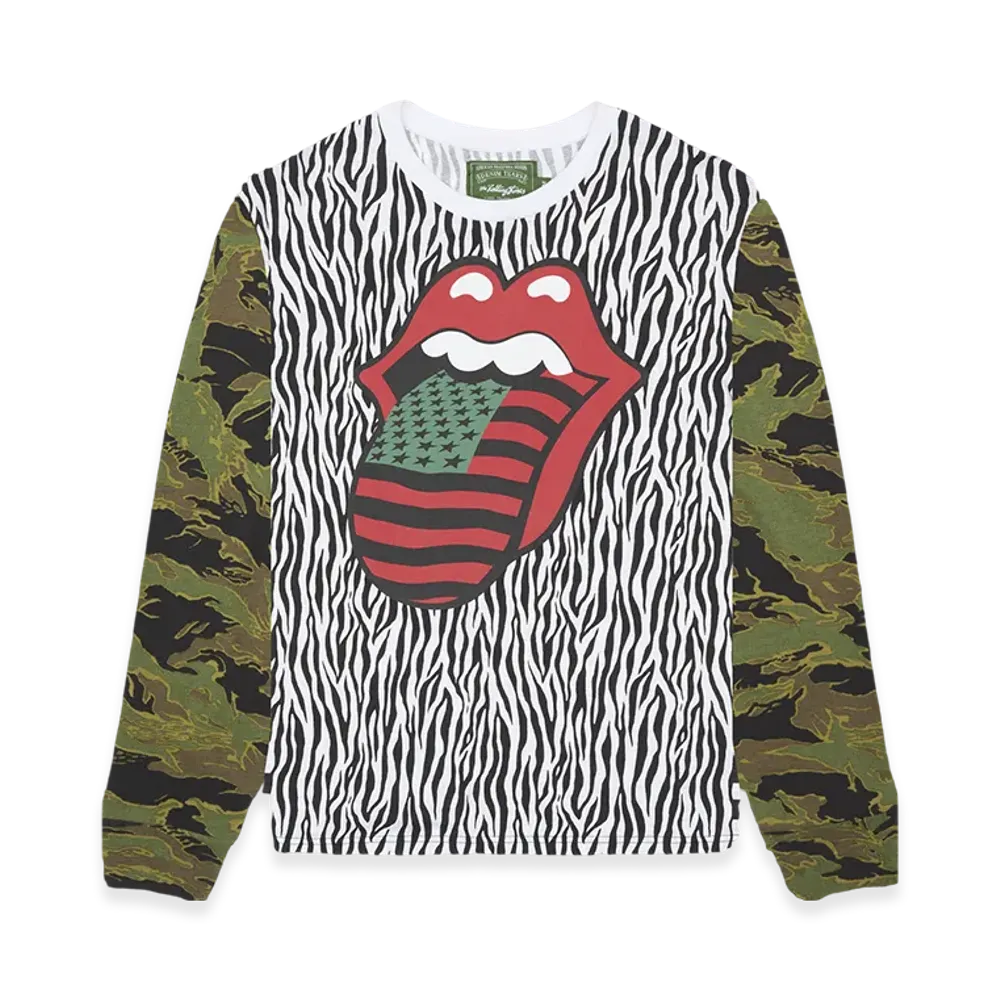 DENIM TEARS Rolling Stones Long Sleeve Tee "Multi"